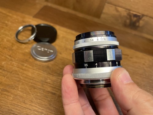 *Rare ZEBRA : Almost Mint* Canon 50mm F/2.8 LTM L39 Standard Lens From Japan - Picture 2 of 14
