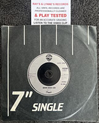 Prince   When Doves Cry (Netflix's Stranger Things) 7'' Vinyl TESTED EX VIDEO