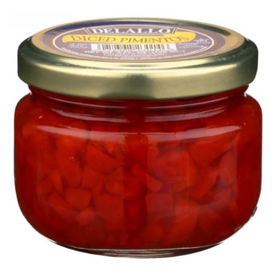 Diced Pimentos 4 Oz  by Delallo