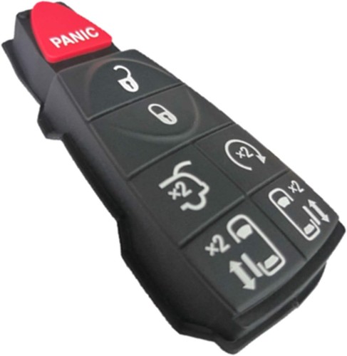 Key Fob Skin Replacement for 2008-2015 Town and Country 2008-2019 Grand Caravan - Picture 1 of 4