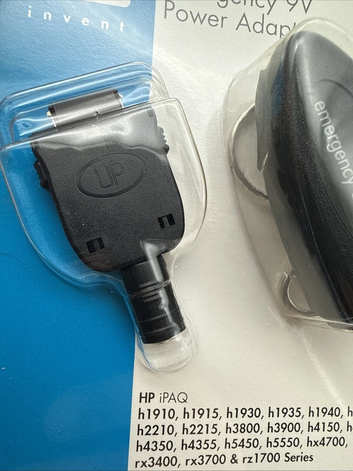 Adaptador de corriente de emergencia HP iPAQ de 9V para serie HP H2210/3800/3900 (F8Q2002-HP) Foto 4 de 4