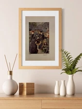 Pierre-Auguste Renoir, Original Hand-signed Print with COA & Appraisal of $3,500