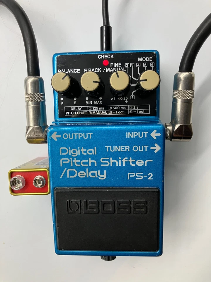 Boss PS-2 Digital Pitch Shifter Delay 1991 Working DC25168 - Image 2 of 4