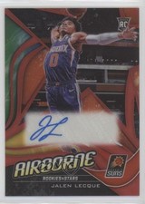 2019-20 Panini Chronicles Airborne Signatures Red Jalen Lecque #AB-JLE Auto 1b8