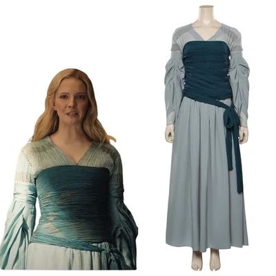 HANDGEFERTIGT The Rings of Power Season 1 Galadriel Cosplay Costume Roleplay Dress Outfits