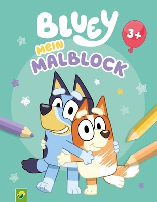 Bluey Mein Malblock Schwager & Steinlein Verlag