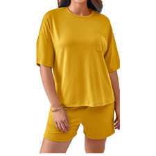 Women  s Plus Size Short Sleeve Pajama/Lounge Set   NWOT   Size 2XL