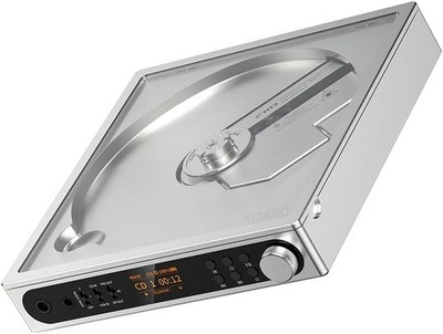 FiiO DM15 Portable CD Player, 24Bit R2R USB/DAC, 1150mWx2 BT aptX (Silver)