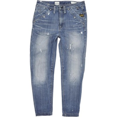G-Star Bleeker Blue Tapered Loose Jeans High Waisted W28 L30 (76107)