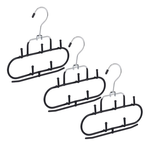 15 X GüRtelhalter SchalbüGel GüRtelaufhäNger GüRtelbüGel Krawattenhalter Set-image