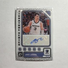 Panini Donruss Optic Signature Series Jake LaRavia #SS-LAR Grizzlies 2023-24 Au…