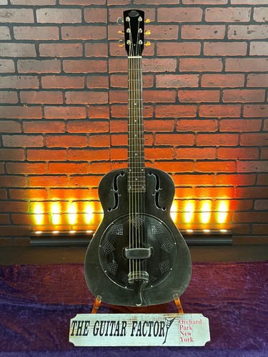2000's Regal RC-2 Duolian single-cone, metal-body resonator guitar w/ Hard Case