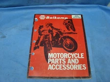 1976 Motorcycle Parts and Accessories Catalog Vintage USA NEW NAPA Balkamp