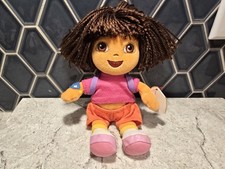Ty Beanie Baby DORA the EXPLORER Yarn Hair, Some Wear