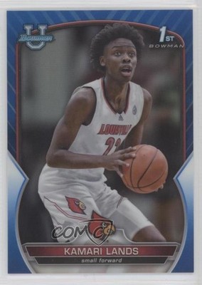 2022-23 Bowman U Chrome Blue Refractor 62/199 Kamari Lands #72 00gy