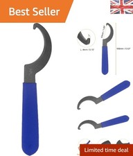 C Hook Spanner Wrench with Non-Slip Handle - 225mm Steel Tool for Precision Work