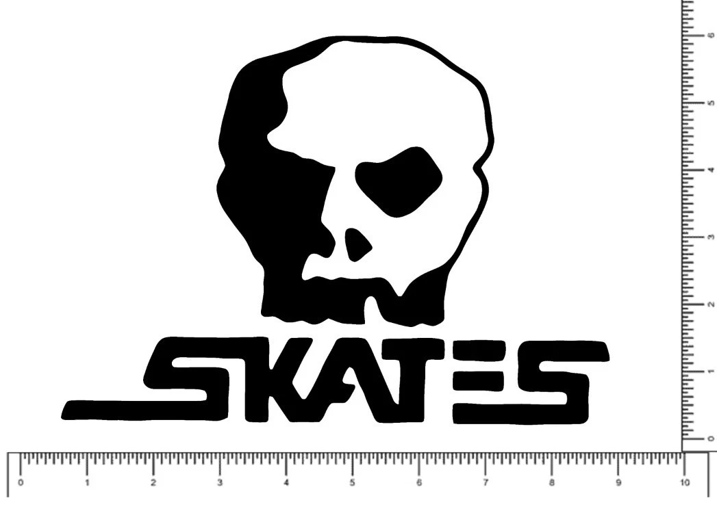 Skull Skates In Skateboarding & Longboarding Stickers & Decals for