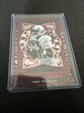 2024 UD Goodwin Champions Troy Franklin /100 Gems Black Diamond Rc