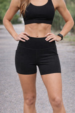 Womens Ladies Gym Shorts Leggings Size M UK 12 Running Run Fitness Sports