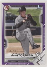 2021 Bowman Draft Purple 161/250 Brooks Gosswein #BD-21 s3g