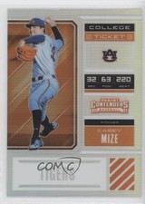 2018 Elite Extra Edition College Ticket Holo Prizm Casey Mize (Blue Jersey) 4h5