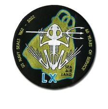 60 Year Anniversary US NAVY SEAL Patch - Naval Special Warfare Groups - BUDS