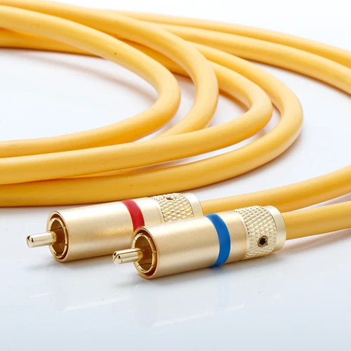Van Den Hul Halogen Hi-END Audio RCA Cable Extend Signal Interconnect Cable New - Picture 2 of 14