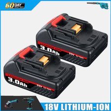 2x For Makita 3.0Ah Battery 18V LXT Lithium-Ion BL1830B BL1820B BL1815 BL1840B