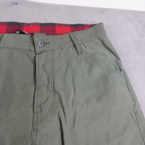 The Hundreds Public Label Jeans Mens 36 Green Button Fly High Rise Straight - Picture 3 of 20
