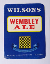 Wilsons - Manchester - Wembley Ale - Vintage Beer Label