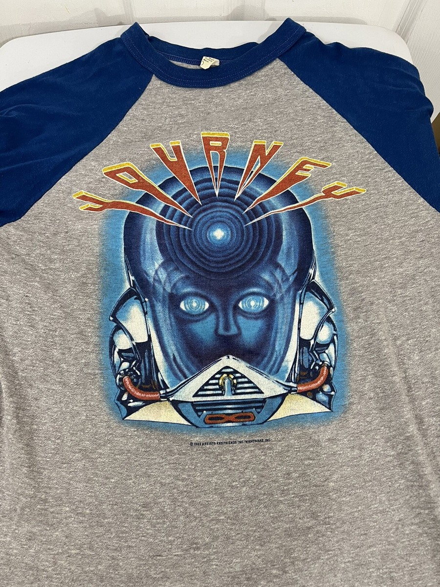 T-shirt Homme Journey Frontiers Album - Marque Gildan, Noir, Taille Regular, Neuf