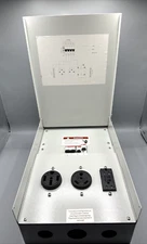Temporary Power Outlet Panel, RV Electrical 20 30 and 50-Amp Receptacle