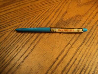 Vintage Floaty Ballpoint Pen   Innsbruck    5-13/16'' Long Unbranded Denmark
