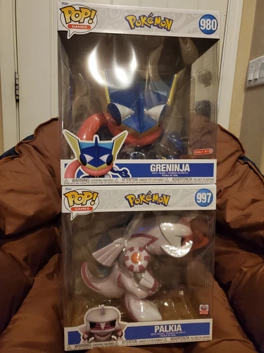 Funko JUMBO Pokemon 980 GRENINJA 997 & PALKIA FUNKON LONDON 2024 Limited Edition