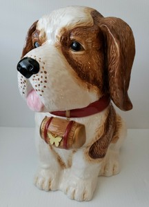 st bernard cookie jar
