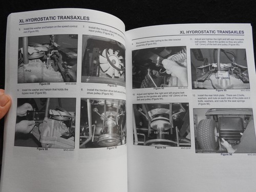 1993-2001 TORO XL & HXL 32" 38" 44" LAWN GARDEN TRACTOR SERVICE REPAIR MANUAL - Picture 16 of 18
