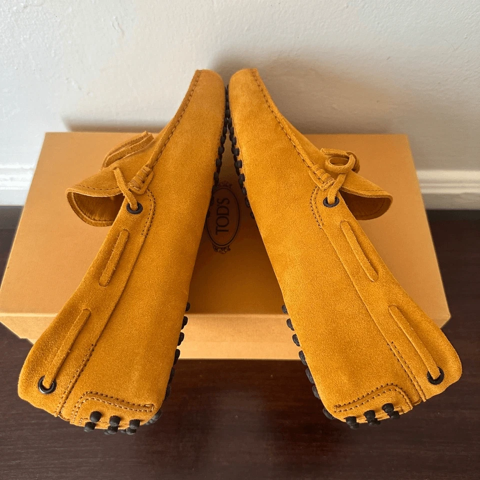 Hombre Tod’s Top Grano Gamuza Cuero Conducción Hombre Mocasín US 5,5 - EU37 1/5-38 Foto 3 de 4