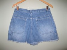 Vintage 1980s High Rise Waist Blue Jean Denim Cut Off Shorts Women's 13/14 30