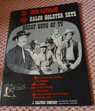 1959 HALCO HOLSTER SETS CATALOG - Stunning Rare Grail Item