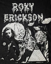 VTG Roky Erickson artwork black T-shirt Unisex tee All sizes S to 45Xl MT2607