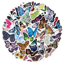 20 Random Cartoon Butterfly Stickers Bug Decals Laptop Hydro Yeti Free Shipping