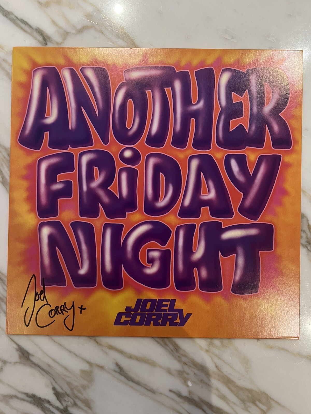 Joel Corry - Another Friday Night SIGNED VINYL