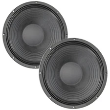 Pair Eminence Omega Pro-15A 15" Sub Woofer 8 ohm 97.3dB 4"VC Replacement Speaker