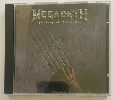 輸入版CD Megadeth / Symphony Of Destruction megadeth Symphony Of Destruction Cd Single 3 Tracks | eBay
