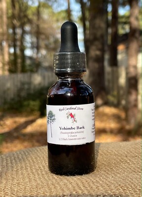 Yohimbe Bark Tincture Herb Extract Double Extraction