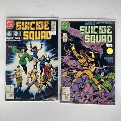 Suicide Squad Part 1 & 2: The Nightshade Odyssey Vintage DC Comic Books