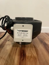 Vivosun 6 inch Incline Fan With Speed Controller, 6inch Carbon Filter