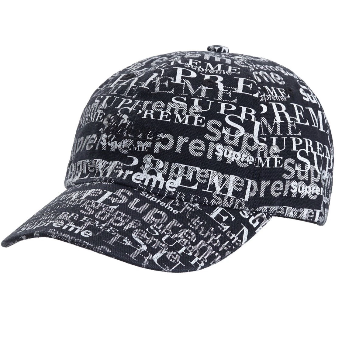 Motif logo Supreme 6 panneaux noir   (FW20) noir   taille OS   neuf (DS)