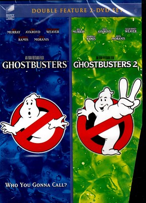 GhostBusters + GhostBusters 2 - Dan Aykroyd Bill Murray New Double Feature  DVD