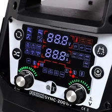 110V 220V Dual Voltage 200 amps gas gasless MIG Welder 3 in 1 MIG FLUX TIG St...